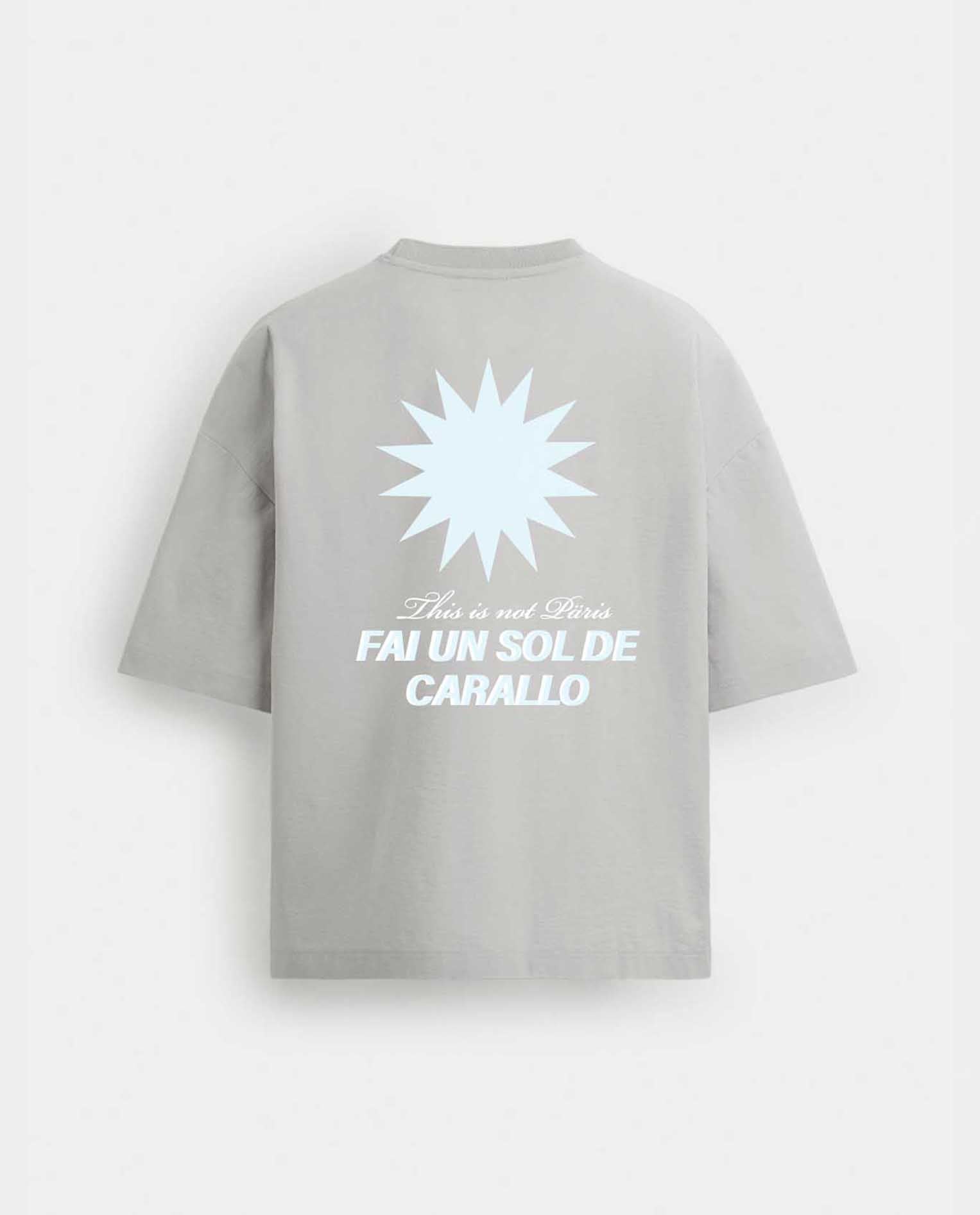 Camiseta gris fai un sol de carallo