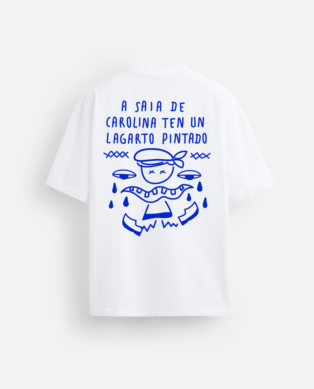 Camiseta blanca saia carolina