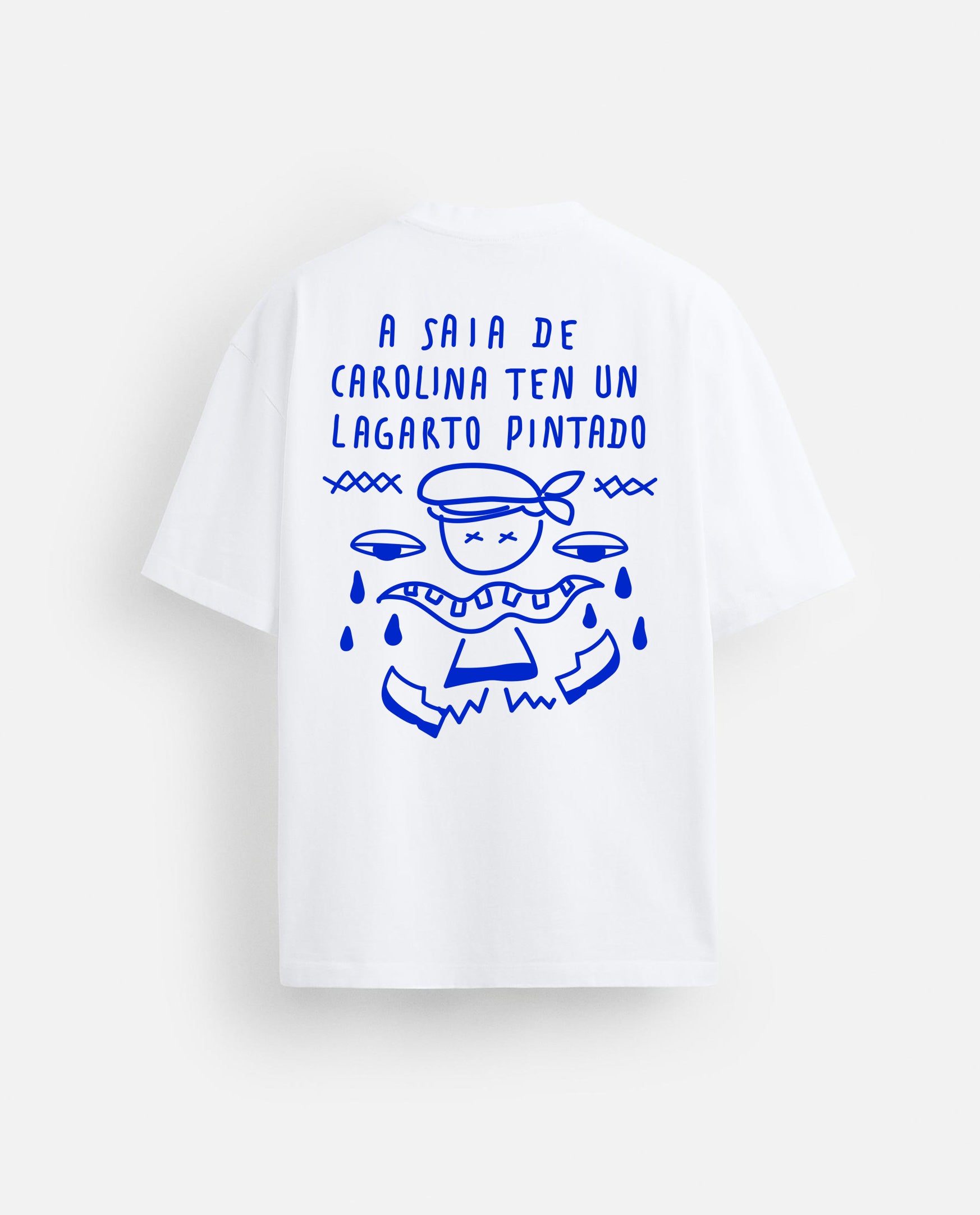 Camiseta blanca saia carolina