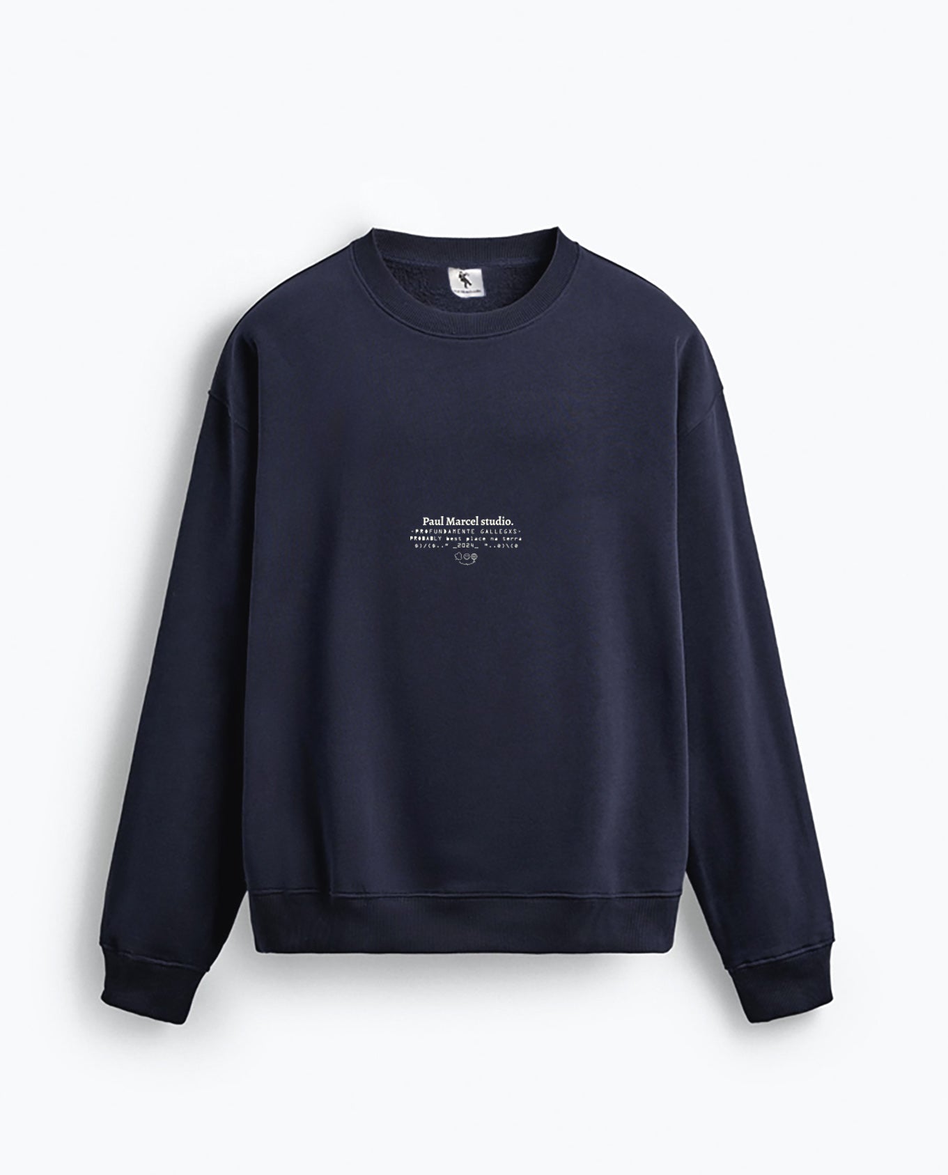 Sudadera Miña Terra azul oscura SIN capucha